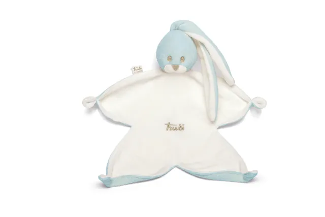 trudi-baby-coniglio-doudou-azzurro-peluche-copertina image 1