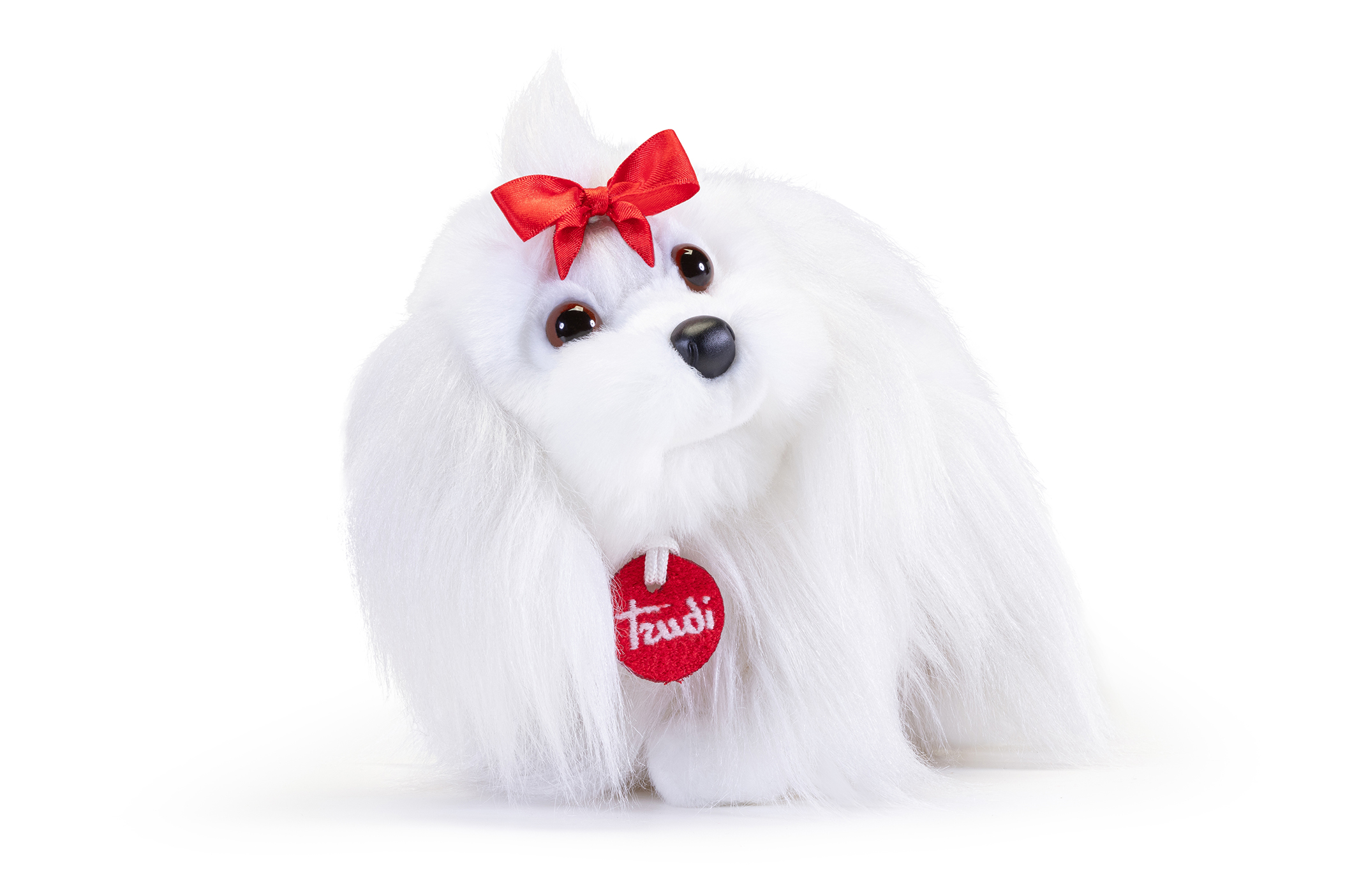 trudi-maltese-lul-peluche-cane-bianco-realistico image 1