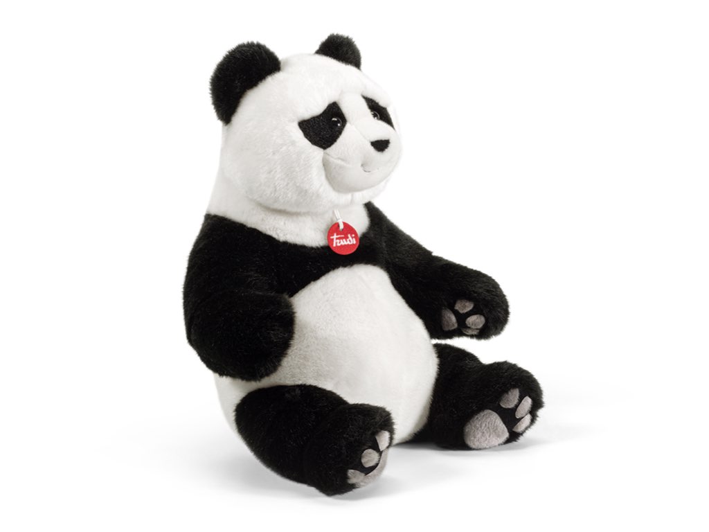 trudi-panda-kevin-peluche-morbido-lavabile image 1