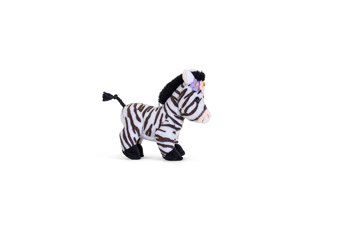 trudi-sweet-zebra-con-fiori-peluche-collezione-sweet image 3