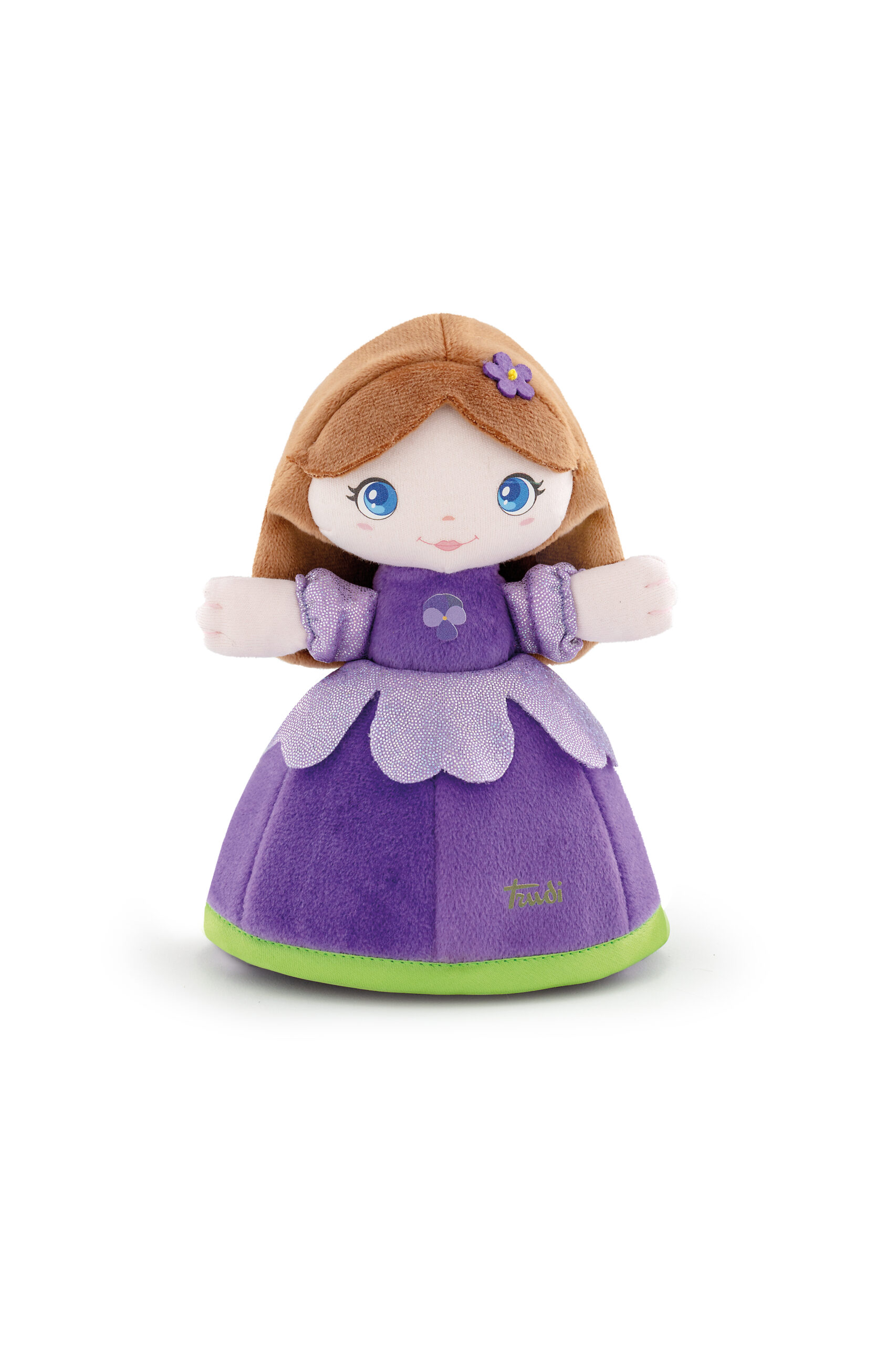 trudi-bambola-viola-fiore-peluche-mignon image 1