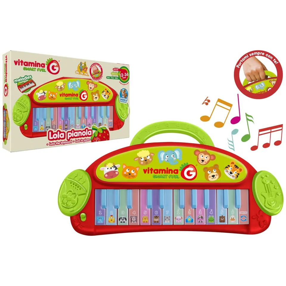 globo-giocattoli-pianola-interattiva-con-24-tasti-w-toy image 1