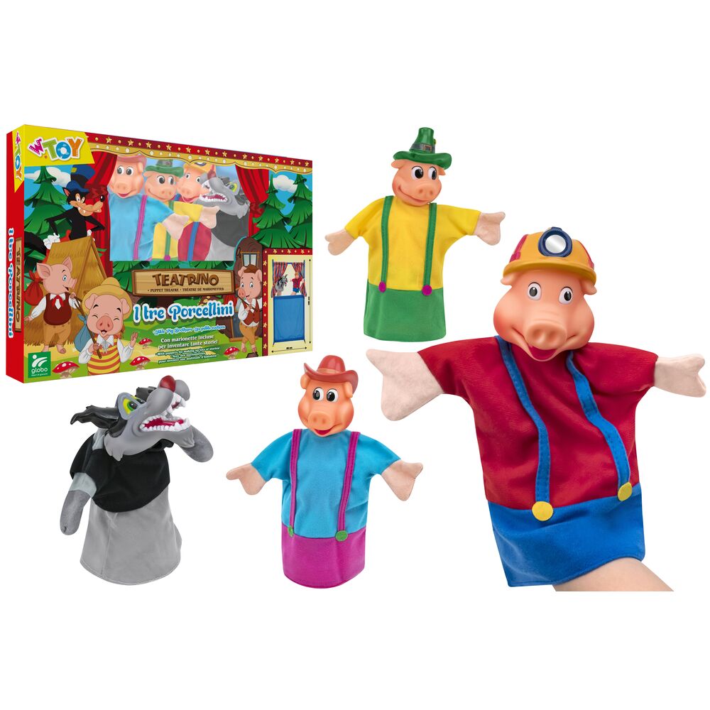 globo-giocattoli-teatrino-i-tre-porcellini-w-toy image 1