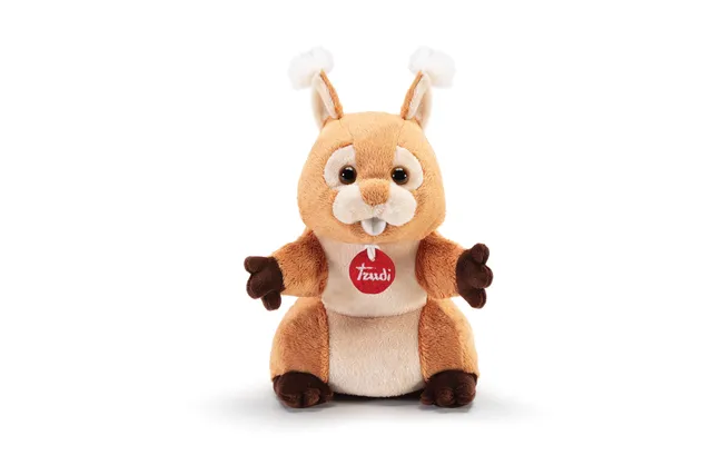 trudi-marionetta-scoiattolo-peluche-biscotto image 1