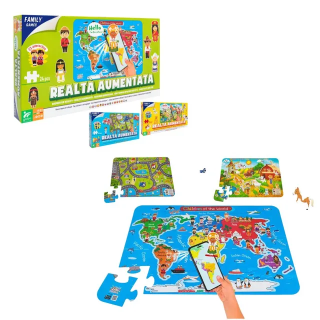globo-giocattoli-mega-puzzle-realt-aumentata-gioco-famiglia-36-mesi image 1
