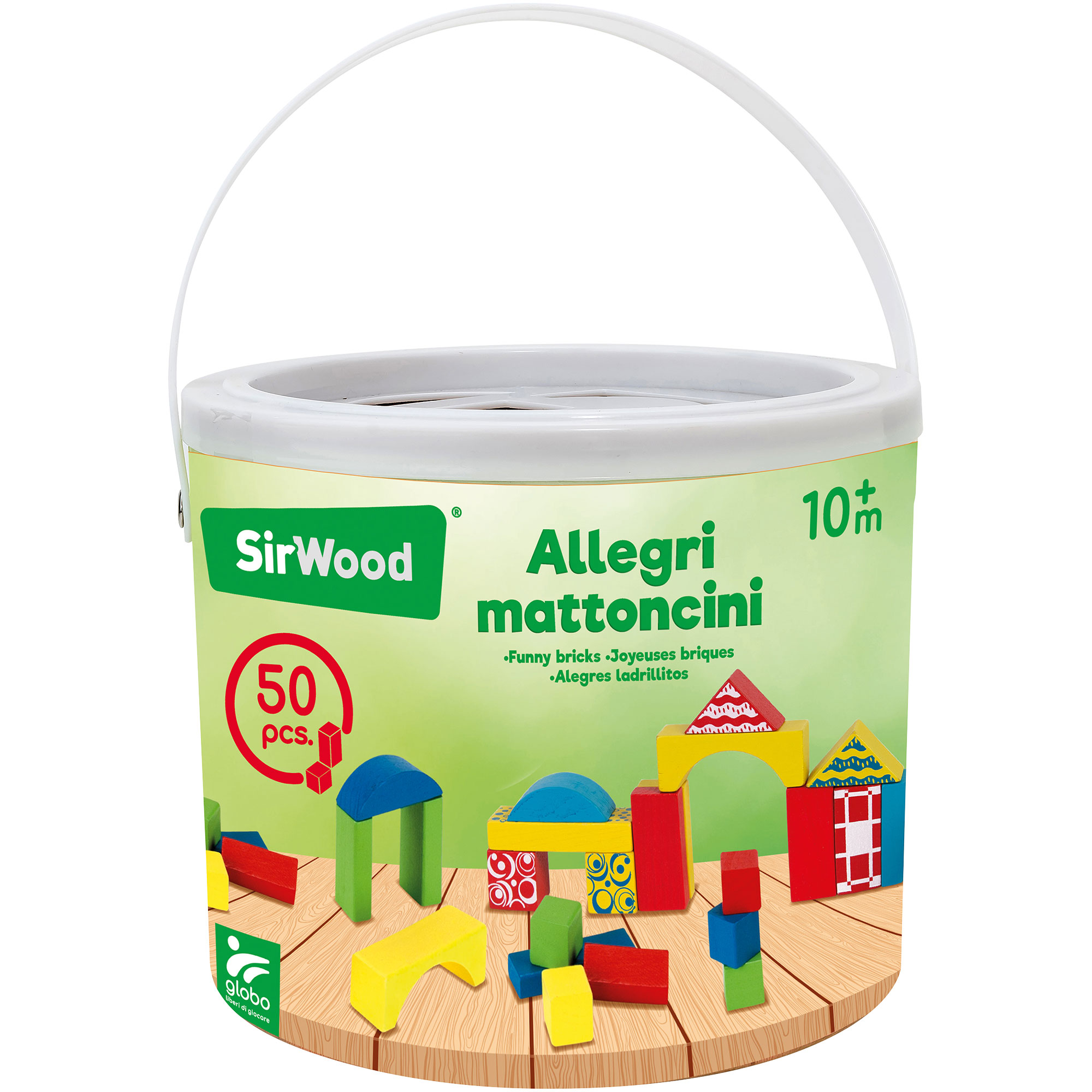 globo-giocattoli-secchiello-mattoncini-in-legno-50-pezzi-10-mesi image 3