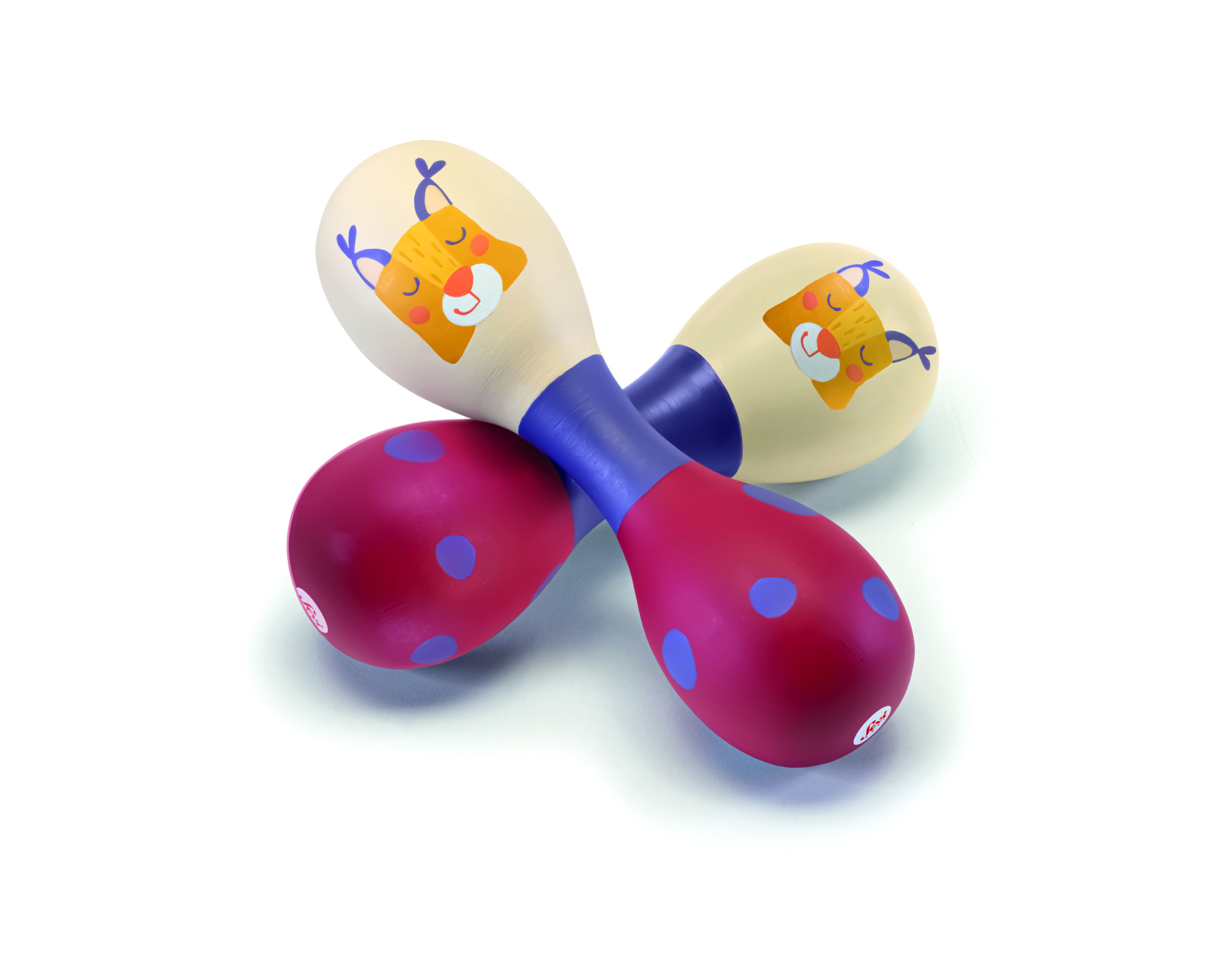 trudi-sevi-danza-del-bosco-maracas-2-pz-strumenti-musicali-in-legno image 1