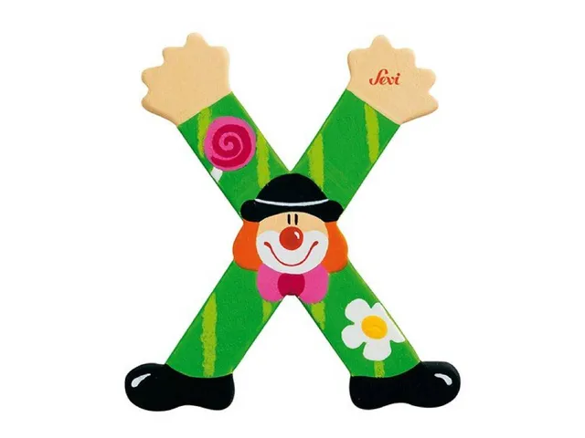 trudi-lettera-x-clown-peluche-per-zaino-back-to-school image 1