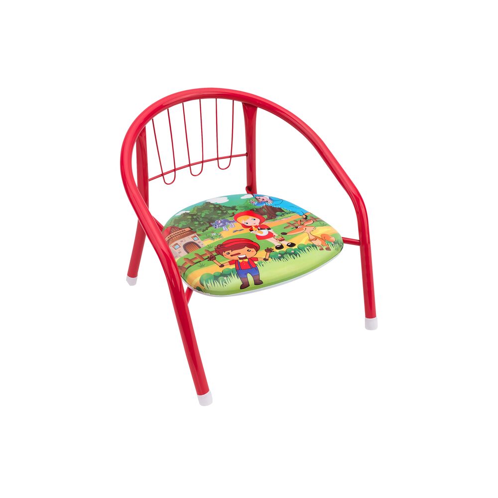 globo-giocattoli-sedia-in-metallo-decorata-fiabesca-per-bambini image 2