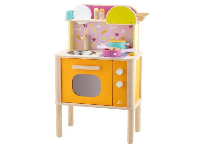 sevi-trudi-cucina-giocattolo-in-legno-16-pezzi image 1