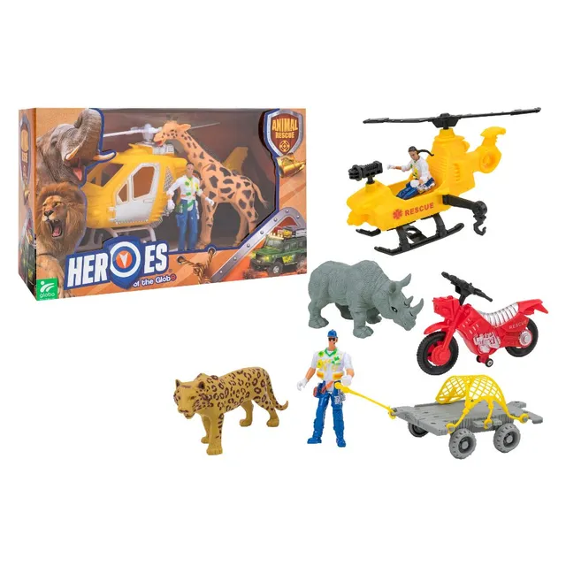 globo-giocattoli-playset-safari-heroes-of-the-globe image 1