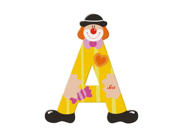 trudi-lettera-a-clown-legno image 1