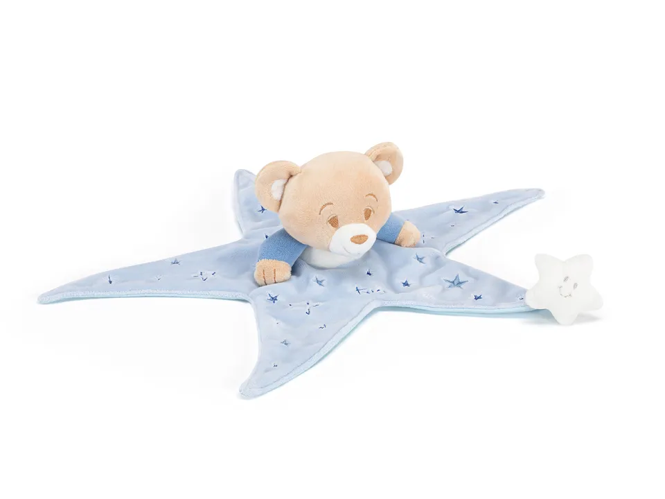 trudi-doudou-orso-azzurro-baby-star-doudou-stella image 1