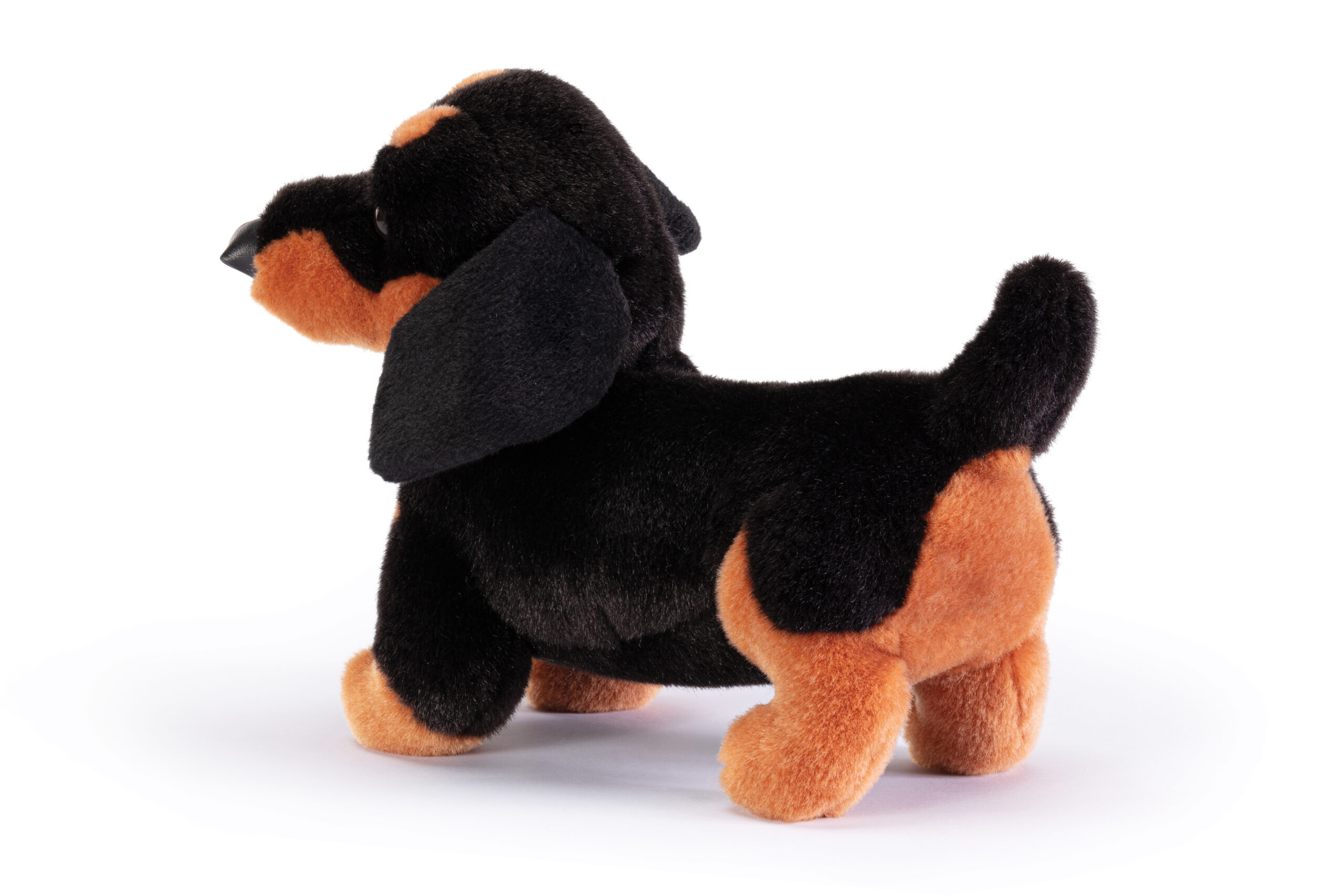 trudi-bassotto-leo-peluche-cane-nero-e-marrone image 3