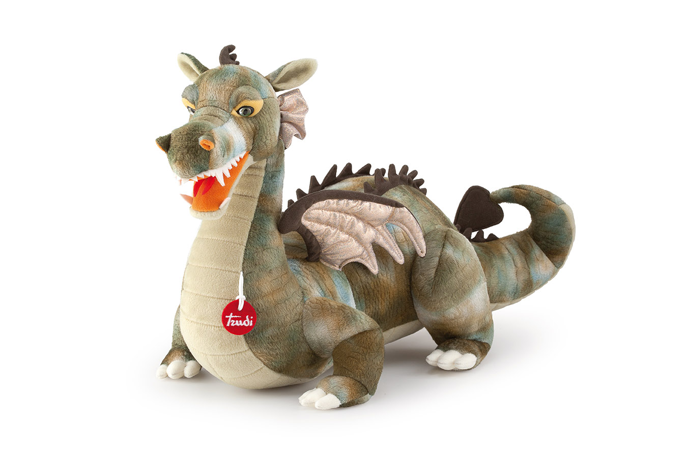 trudi-drago-verde-fantasy-peluche-collezionabile image 1