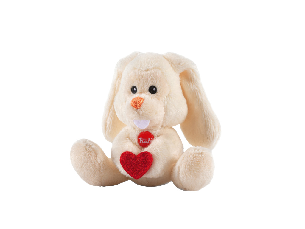 trudi-sweet-collection-virgilio-coniglietto-con-cuore-peluche image 1