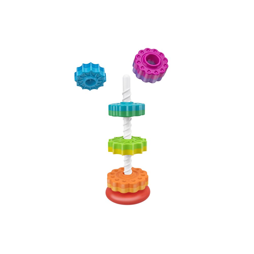 globo-giocattoli-torre-ingranaggi-impilabile-a-incastro-10-36-mesi image 2