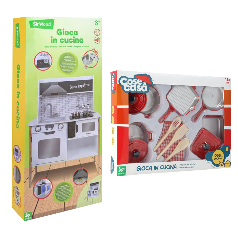 globo-giocattoli-combo-cucina-in-legno-con-accessori-luci-e-suoni-36-mesi image 1
