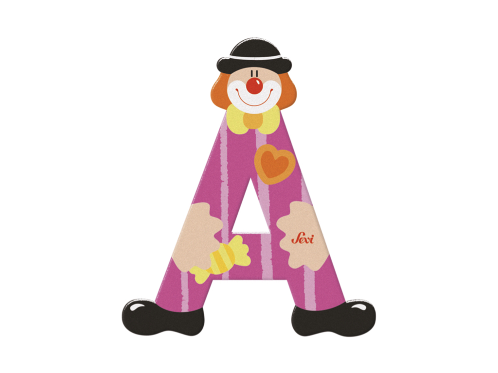 trudi-lettera-a-clown-legno image 3