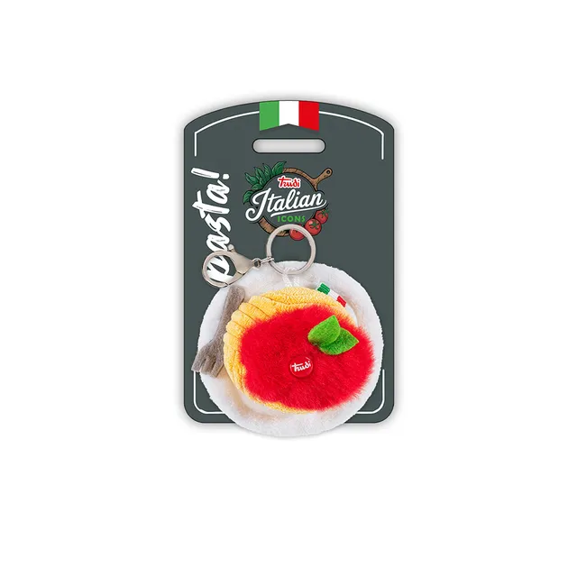 trudi-pasta-spaghetti-portachiavi-peluche image 1