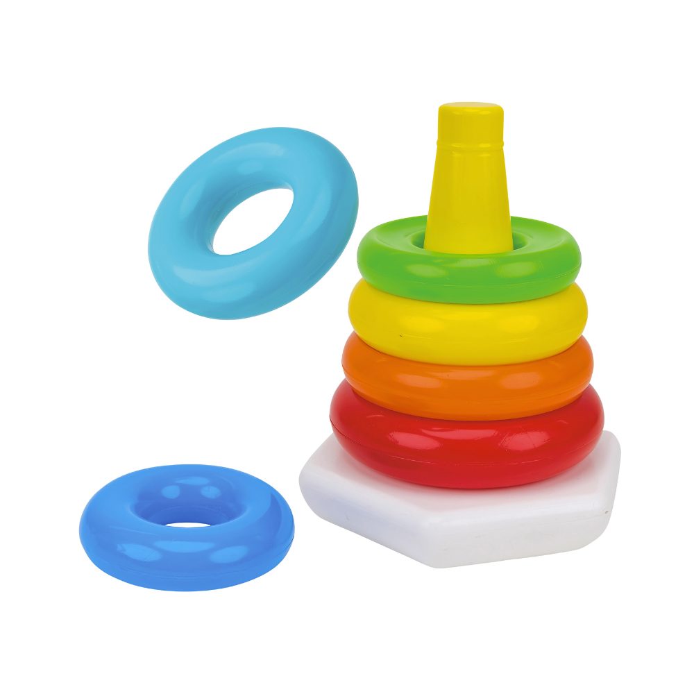 globo-giocattoli-piramide-degli-anelli-in-plastica-10-36-mesi image 2
