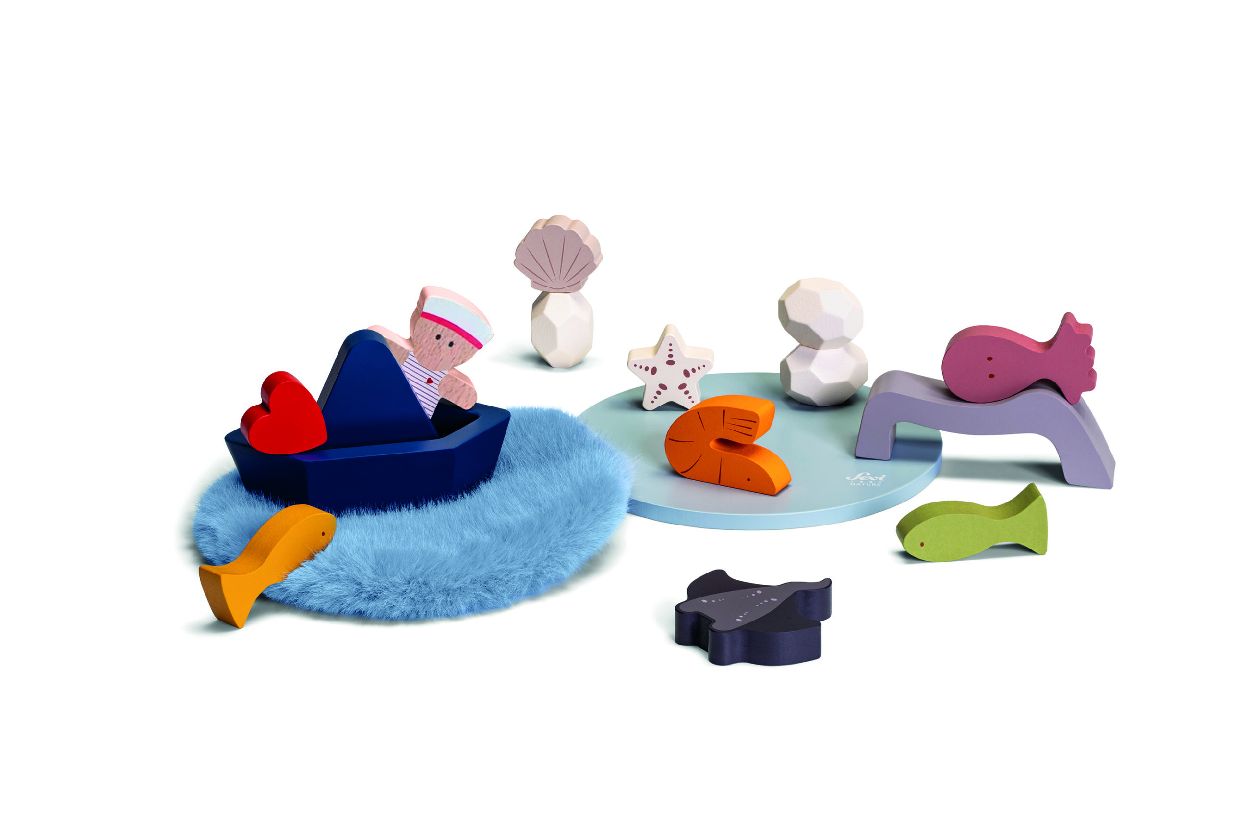 sevi-play-set-love-sea-marinaio-17-pezzi-in-legno image 2
