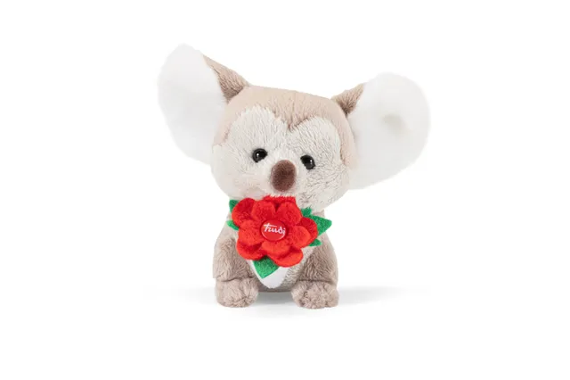 trudi-sweet-collection-koala-con-fiori-rossi-peluche image 1