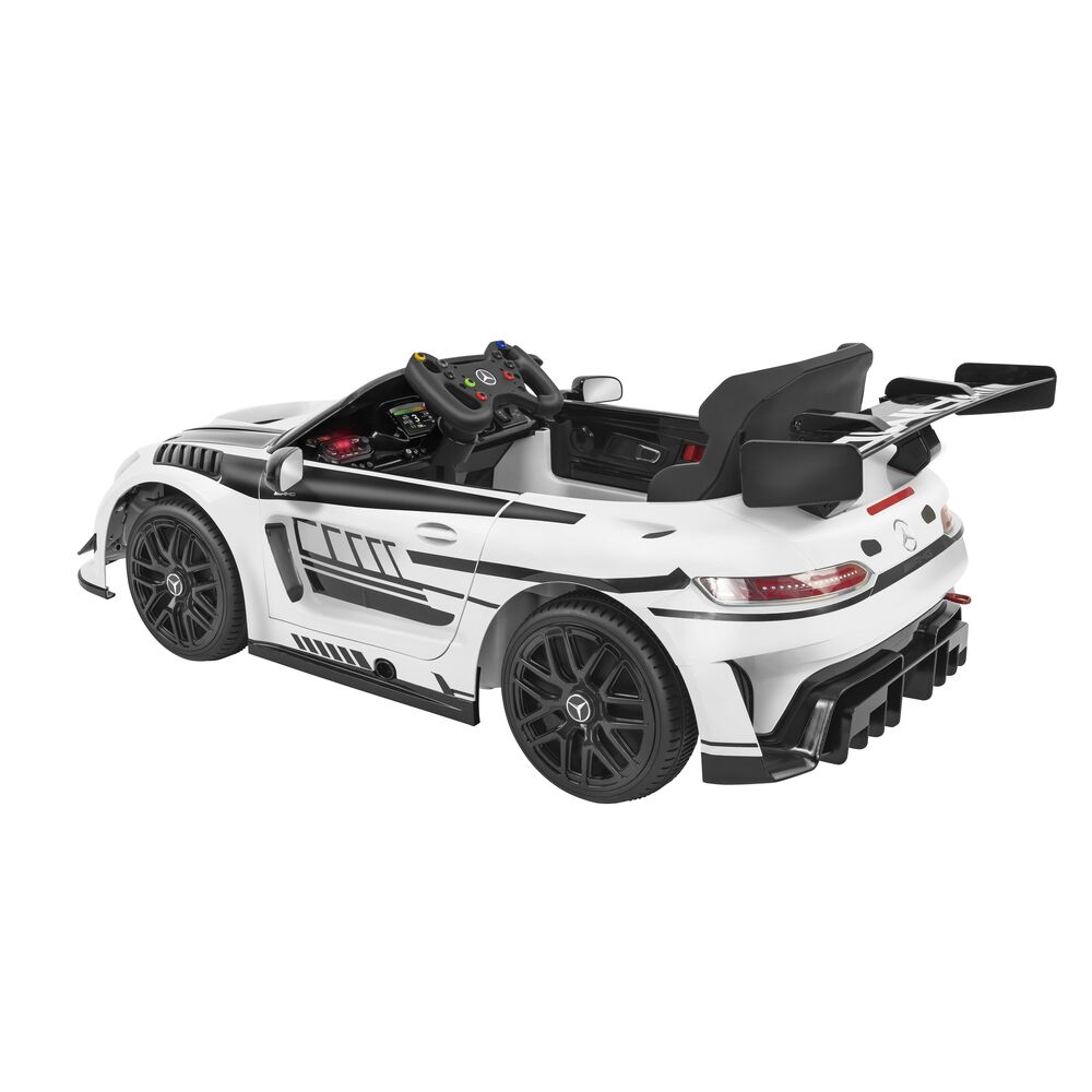 globo-giocattoli-mercedes-amg-gt3-bianca-auto-elettrica-cavalcabile-con-batteria image 4