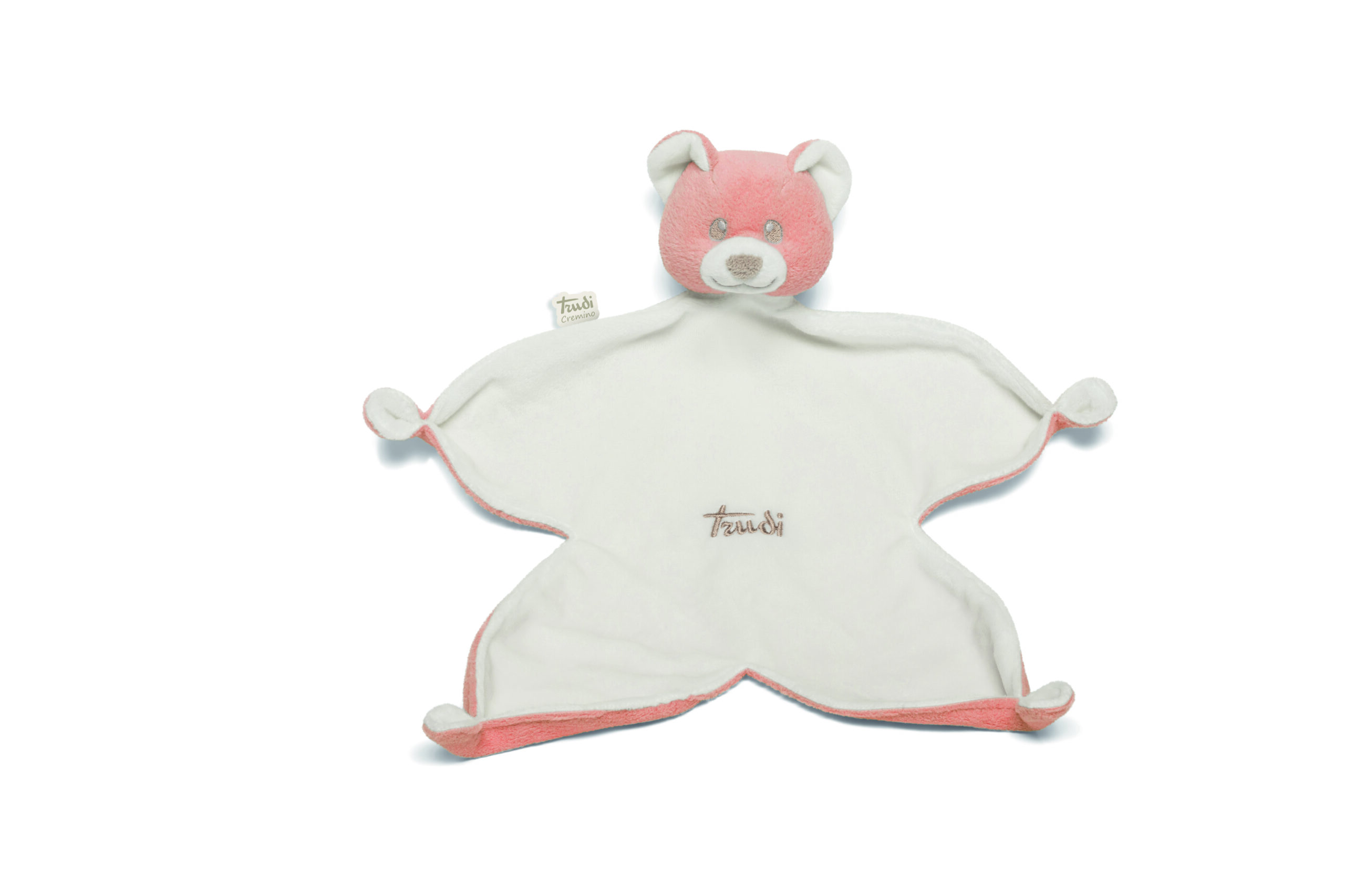 trudi-orso-doudou-rosa-doudou-prima-infanzia-con-orsetto-3d image 1
