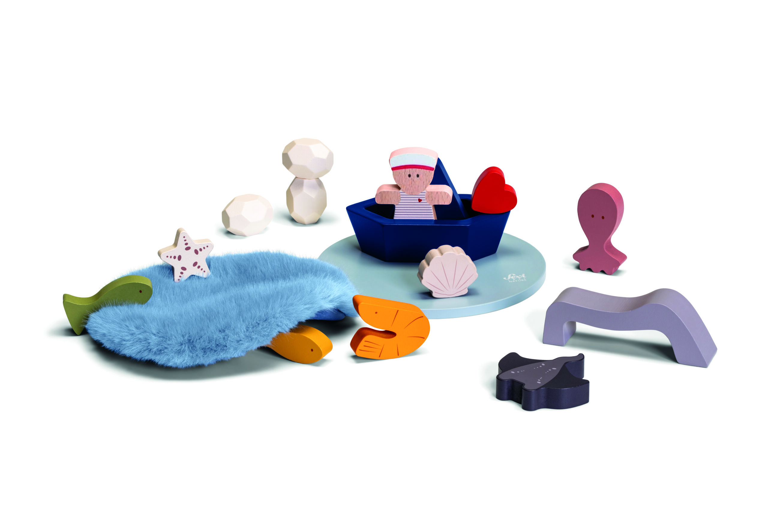 sevi-play-set-love-sea-marinaio-17-pezzi-in-legno image 1