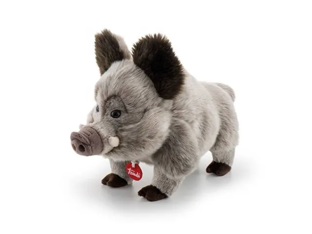 trudi-icons-cinghiale-levante-peluche-adulto-grigio image 1