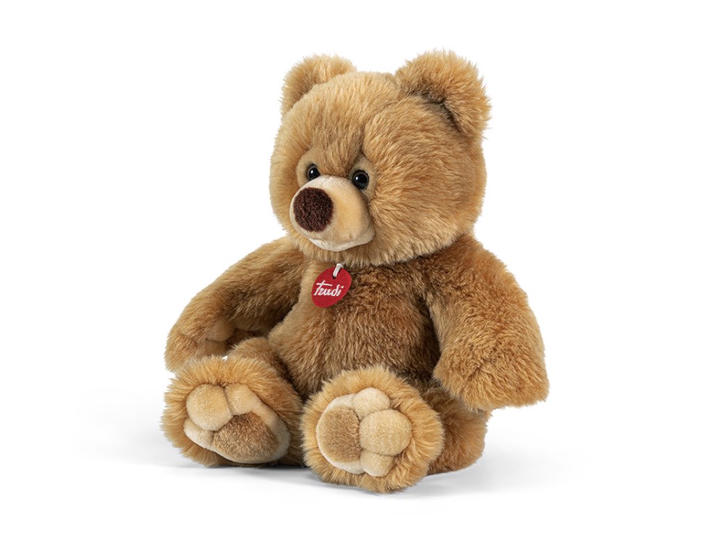 trudi-orso-ettore-peluche-classico-color-miele-pelo-lungo image 1