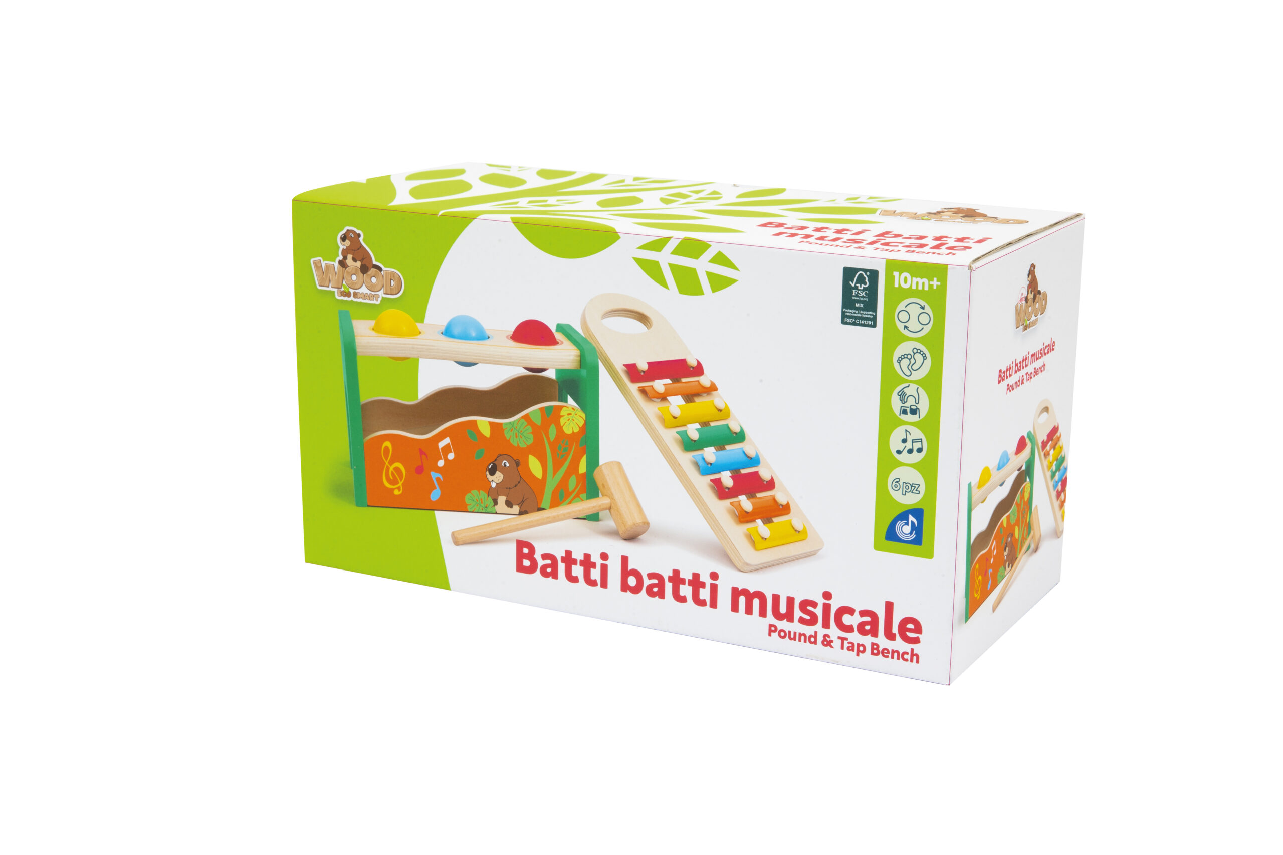 trudi-wood-eco-smart-batti-batti-tavolo-musicale-in-legno-6pz image 2