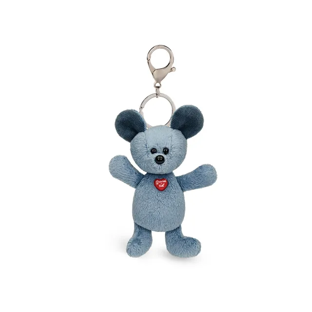 trudi-fun-topolino-azzurro-portachiavi-peluche image 1