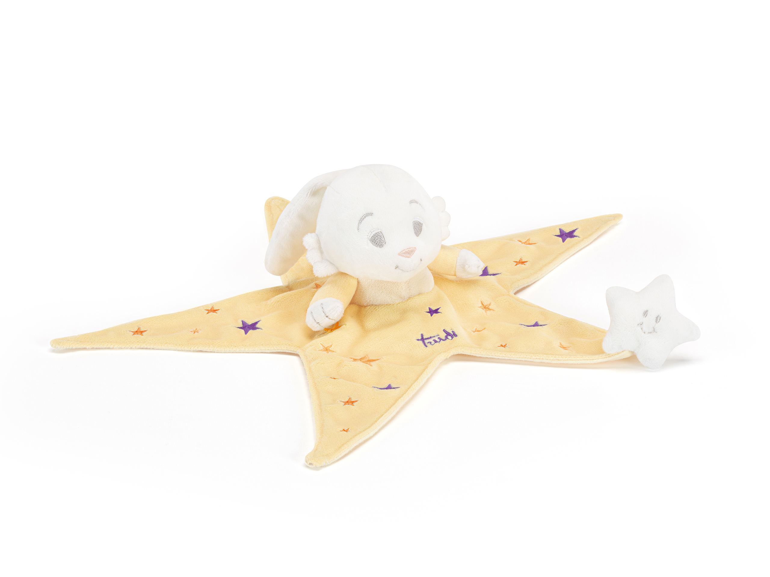 trudi-baby-star-doudou-coniglio-peluche-neonato image 1