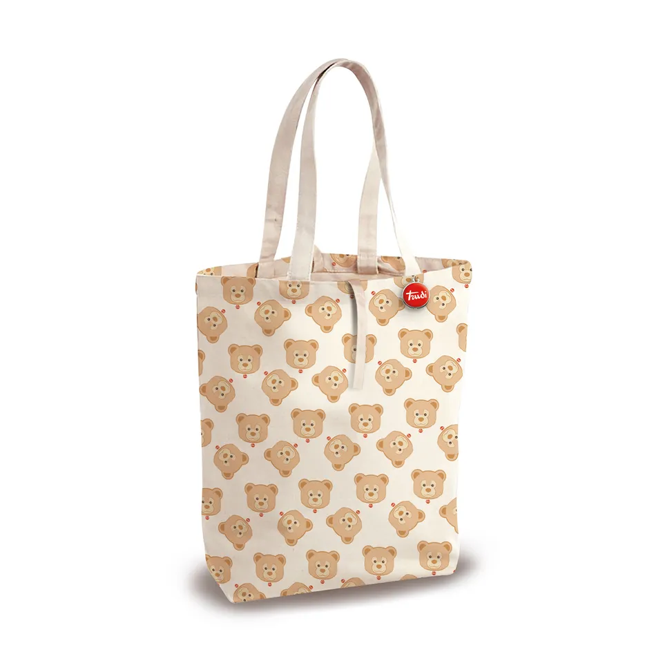 trudi-teddy-love-shopper-borsa-all-over-orsetto-trendy image 1