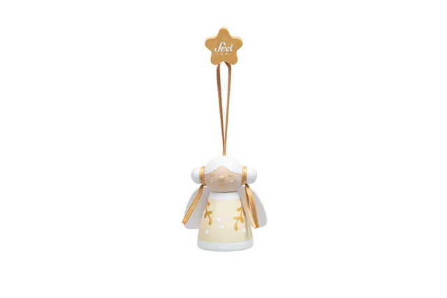 trudi-angioletto-lei-bianco-peluche-natalizio-da-collezione image 1