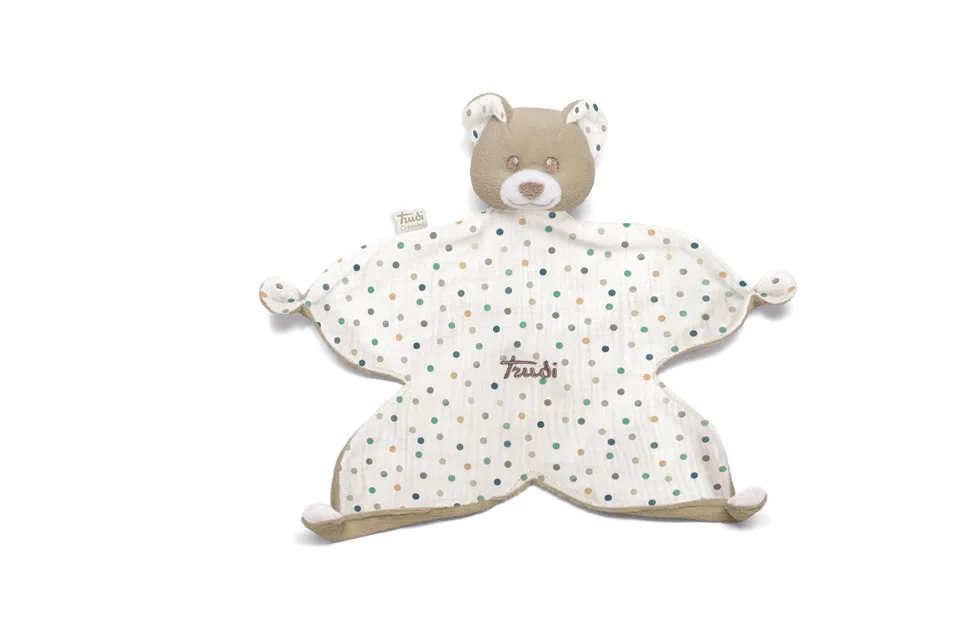 trudi-orso-doudou-beige-doudou-copertina-neonato image 1