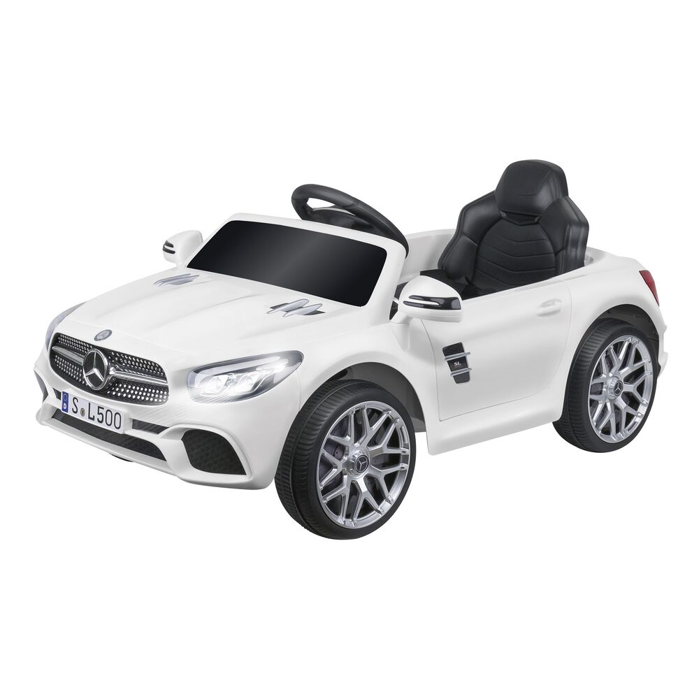 globo-giocattoli-mercedes-sl500-12v-con-batteria-al-litio-radiocomandata-bianca- image 1